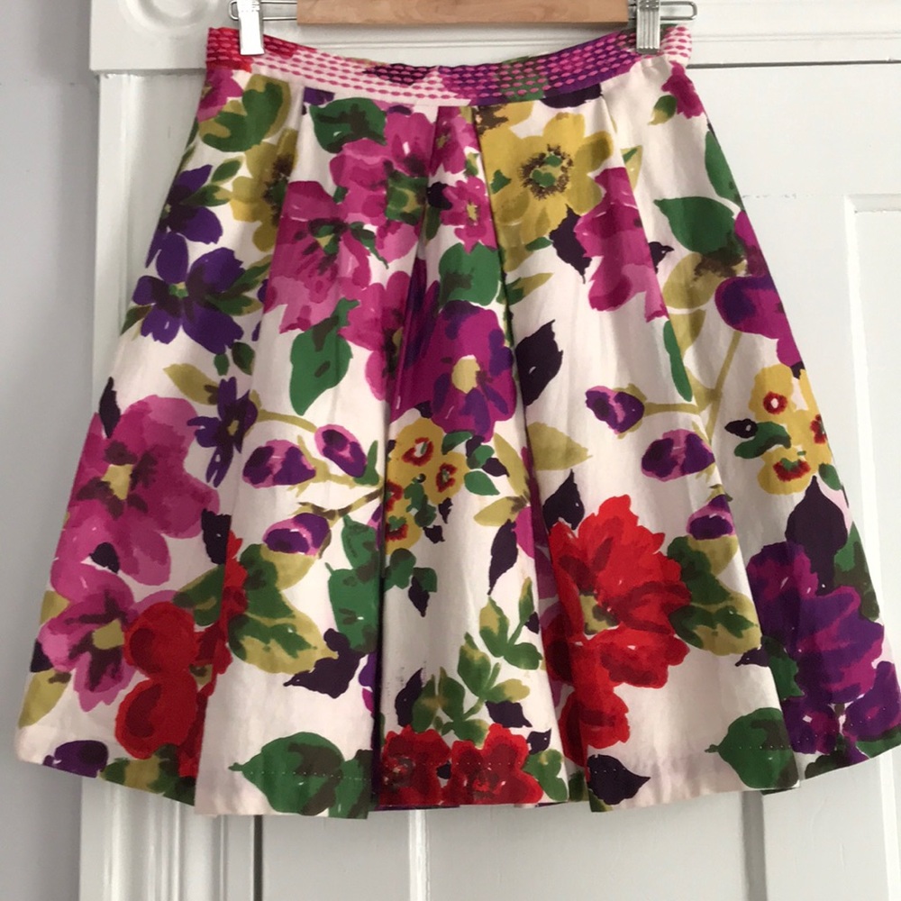 Anthropologie Baraschi Floral Skirt - Picture 1 of 4